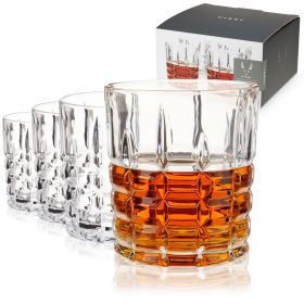 Highland Crystal Rocks Glasses Viski® (Set of 4)