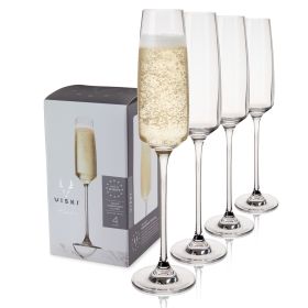Reserve Julien Crystal Champagne Glasses Viski® (Set of 4)