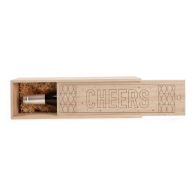 Cheers! Wood Wine Box True