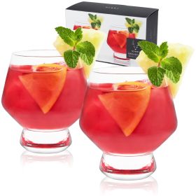 Raye Footed Crystal Punch Glasses Viski® (Set of 2)