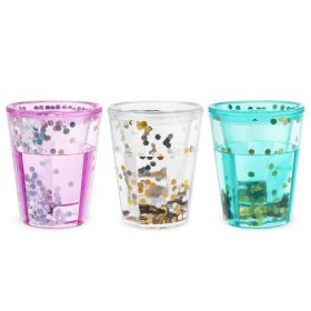 Mermaid Sparkle Glitter 1.5 Oz Shot Glasses Blush®