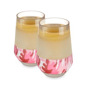 Wine FREEZE™ XL Pink Camo HOST® (Set of 2)