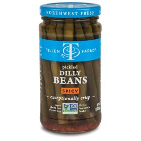 Tillen Farms 12 Oz Hot and Spicy Beans