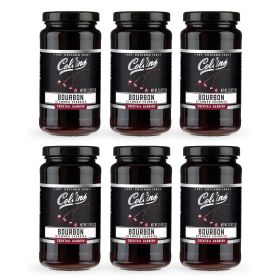 Set of 6 11 oz. Bourbon Cherries By Collins