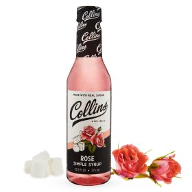 Collins 12.7 Oz Rose Simple Syrup