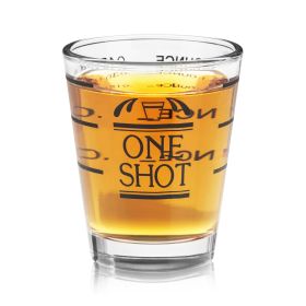 Bullseye Measured Shot Glass True