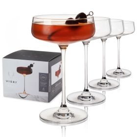 Reserve Julien Crystal Coupe Glasses Viski® (Set of 4)