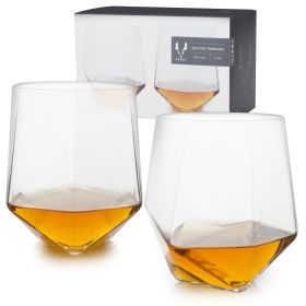Seneca Crystal Faceted Tumblers Viski® (Set of 2)
