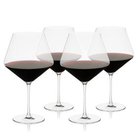 Reserve Liminal Ultralight Burgundy Glasses Viski® (Set of 4)