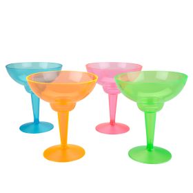 12 Oz Neon Margarita Party Essentials (Set of 12)