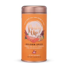 Golden Spice Tea Sachets Tin Pinky Up® (Set of 15)