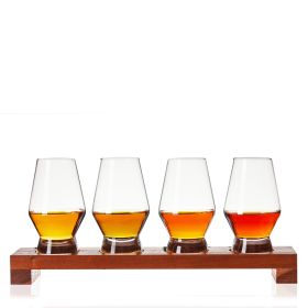 Raye Crystal Spirits Tasting Glass Flight Viski® (Set of 4)