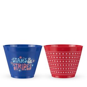 Stars and Stripes Frosted Cups Blush® (Set of 12)