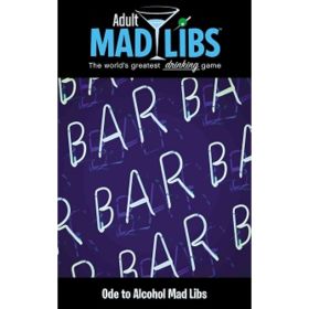 Adult Madlibs Ode to Alcohol