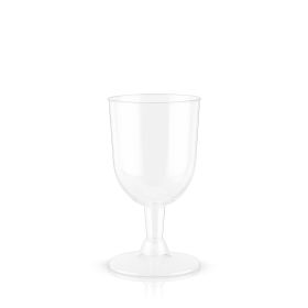 True Party 6 Oz Plastic Wine Glasses (Set of 8)