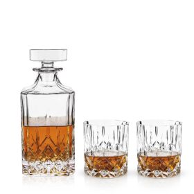 3 Piece Admiral Decanter & Tumbler Set Viski®