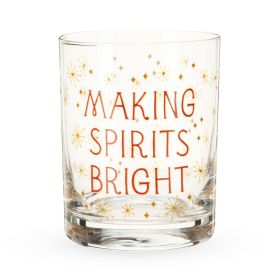 Making Spirits Bright Rocks Glass Blush®