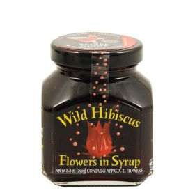 Wild Hibiscus 8.8 Oz Flowers in Syrup