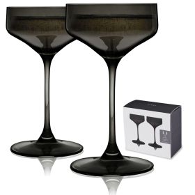 Reserve Nouveau Smoke Coupe Glasses Viski® (Set of 2)