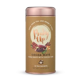 Cocoa Maté Tea Sachets Tin Pinky Up® (Set of 15)