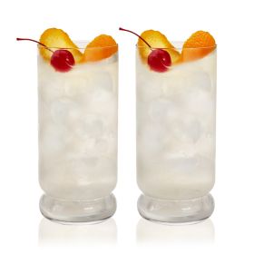 Mercury Crystal Highball Glasses Viski® (Set of 2)