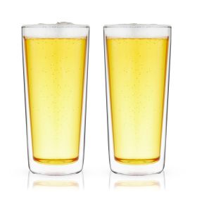 Double Walled Pint Glasses True (Set of 2)