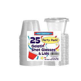 2.5 Oz Jello Shot Cups Party Essentials (Set of 25)