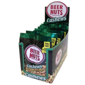 12 Piece Beer Nuts 2 Oz Cashews Display