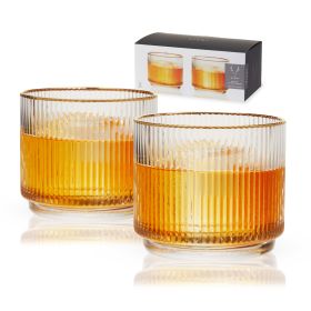 Meridian Crystal Lowball Tumblers Viski® (Set of 2)