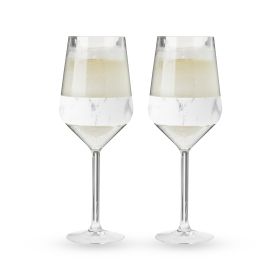 Wine FREEZE Stemmed Marble HOST® (Set of 2)
