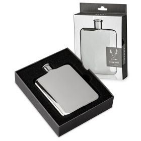 Harrison 6 Oz Stainless Steel Flask Viski®