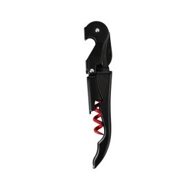 Truetap™ Black & Red Double Hinged Corkscrew