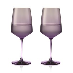 Reserve Nouveau Violet Wine Glasses Viski® (Set of 2)