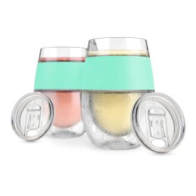 Wine FREEZE™ Mint with Lids HOST® (Set of 2)