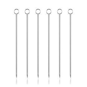 Harrison Stainless Steel Cocktail Picks Viski® (Set of 6)