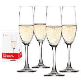 Spiegelau Salute 7.4 Oz Champagne Flutes (Set of 4)