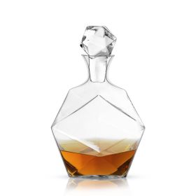 Seneca Faceted 40 Oz Crystal Liquor Decanter Viski®