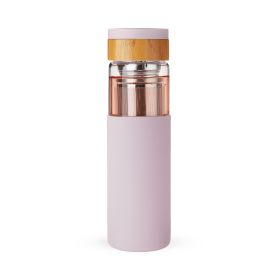 Dana Lavender Glass Travel Mug Pinky Up®