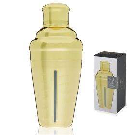 Belmont 14 Oz Gold Measured Cocktail Shaker Viski®