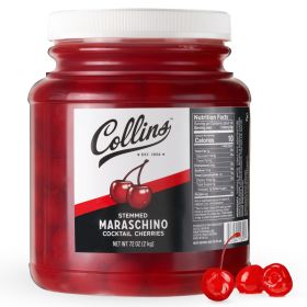 Collins 72 Oz Stemmed Maraschino Cherries