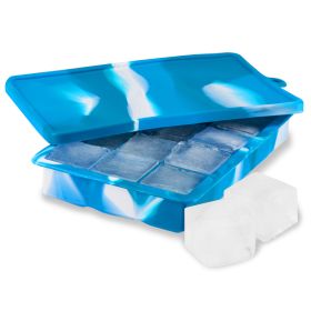 1.25 Inch Ice Cube Tray Blue Marble  HOST®