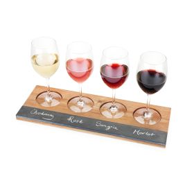 Acacia Wood Wine Flight Board Twine®