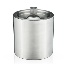 Harrison Insulated Stainless Steel Ice Bucket Viski®