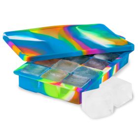 1.25 Inch Ice Cube Tray Colored Marble HOST®