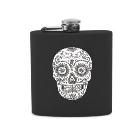 Dia De Los Muertos 6 Oz Flask True