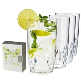 Shatterproof Acrylic Highball Tumblers Viski® (Set of 4)