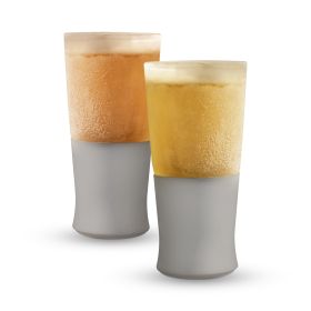 Beer Glass FREEZE™ Gray HOST® (Set of 2)