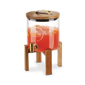 Modern Manor Wood & Glass Drink Dispenser Twine®