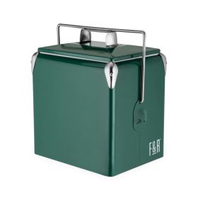Vintage Green Metal Cooler Foster & Rye™