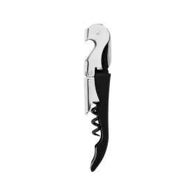 Truetap™ Soft Touch Black Double Hinge Corkscrew